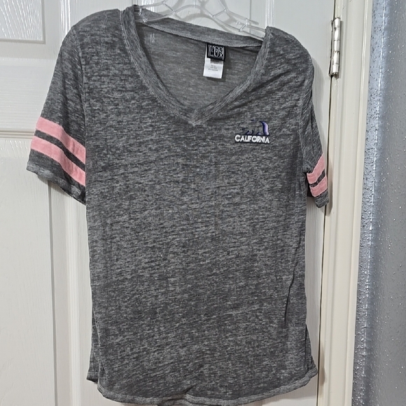 Tops - Gray and Pink Women's Top
